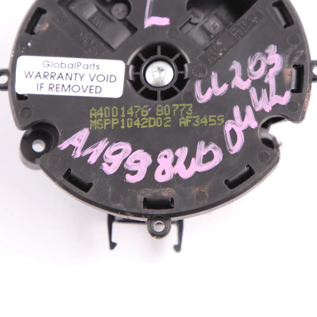 Mercedes CL203 W203 CLC Motore Specchietto Retrovisore Attuatore Sinistro - SKU A1998200442 - Numero di parte A1998200442