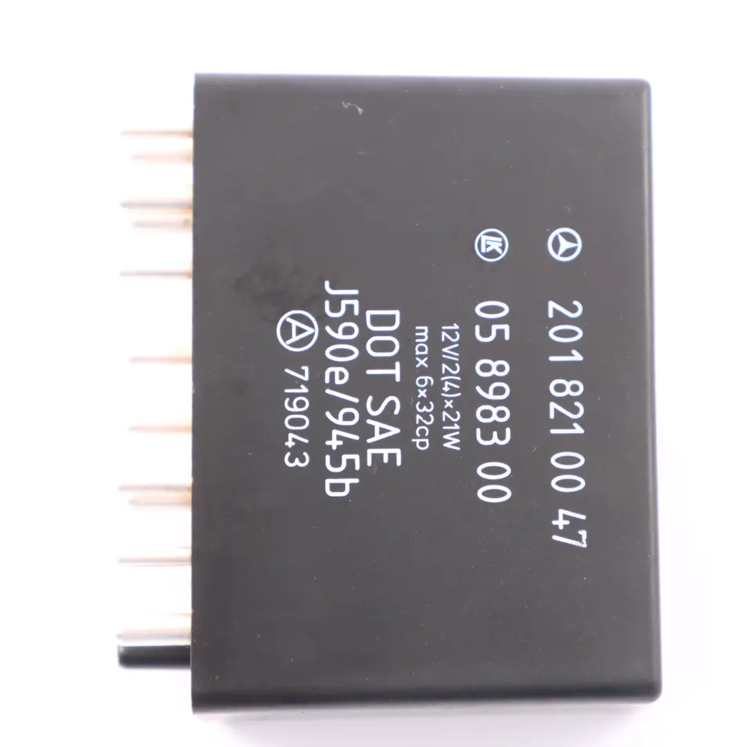 Indicators Wipers Hazard Lights Relay Relay Mercedes W124 - SKU A2018210047 - Part number A2018210047