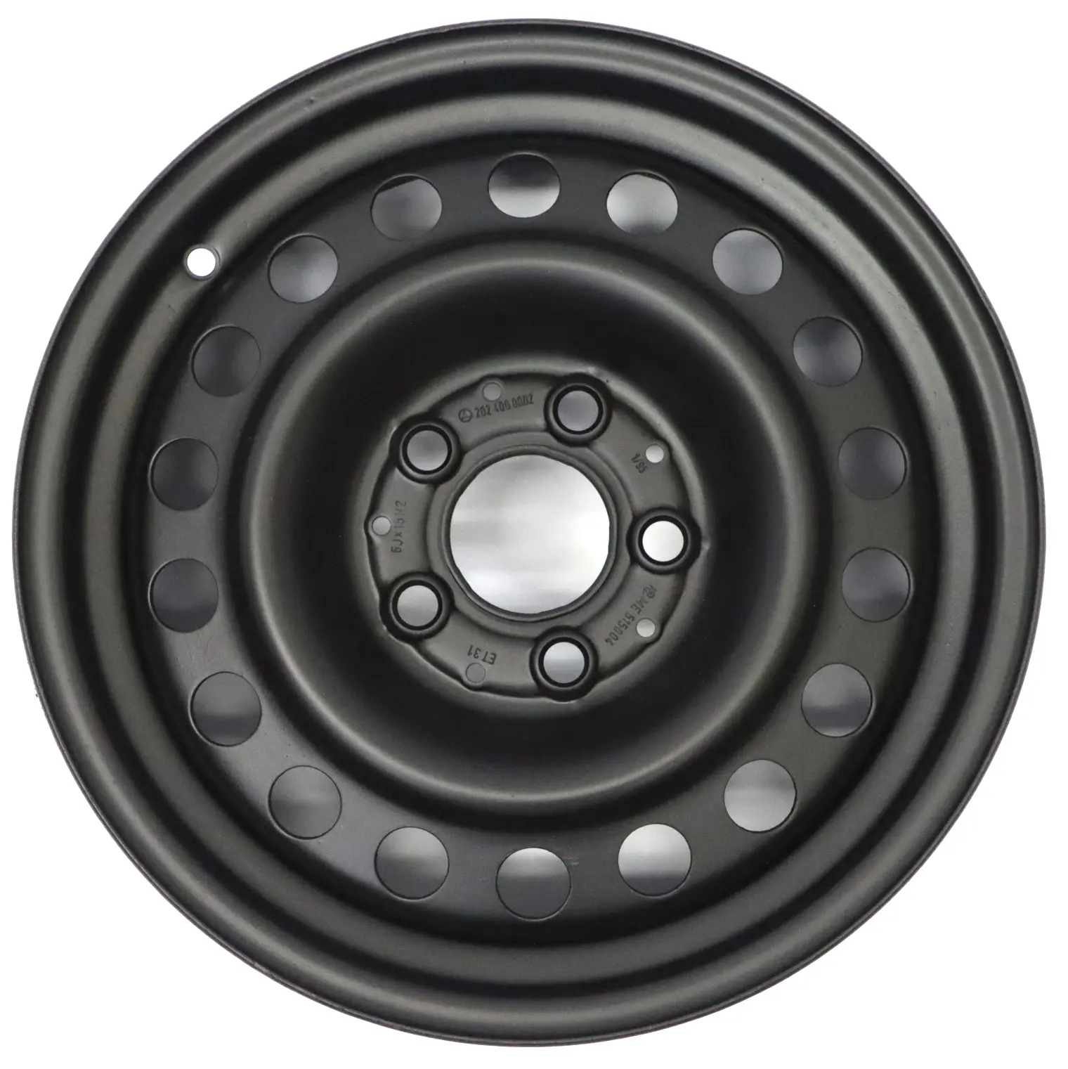 Mercedes W202 Cerchio in acciaio nero 15" 6J ET:31 A2024000002