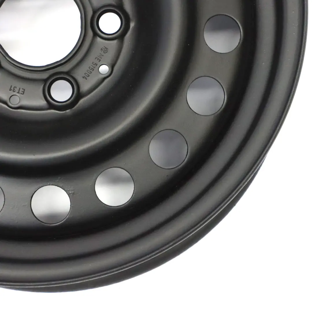 Mercedes W202 Black Steel Wheel Rim 15" 6J ET:31 - SKU A2024000002-1 - Part number A2024000002