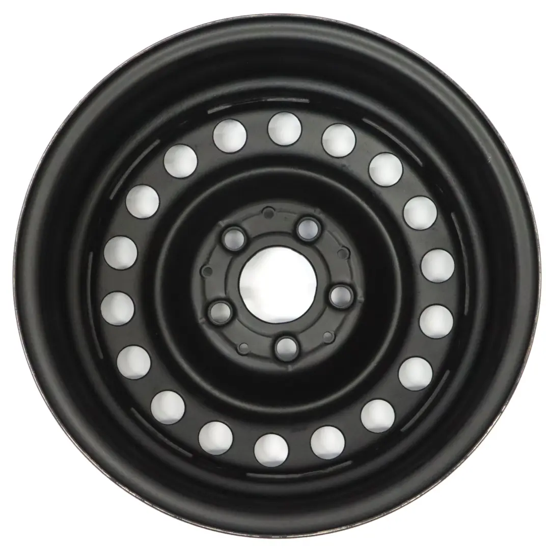 Mercedes W202 Black Steel Wheel Rim 15" 6J ET:31 - SKU A2024000002-1 - Part number A2024000002