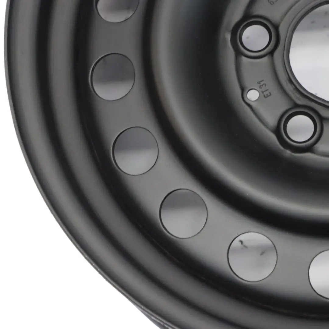 Mercedes W202 jante acier noire 15" 6J ET:31 - SKU A2024000002 - Numéro de pièce A2024000002
