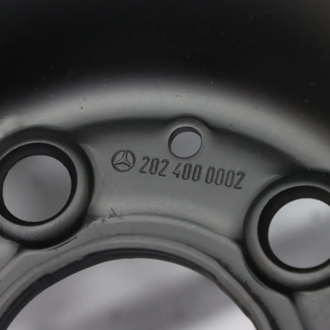 Czarna Stalowa Felga 15" 6J ET:31 do Mercedes W202 o numerze A2024000002 Mercedes W202 Czarna Stalowa Felga 15" 6J ET:31 - SKU A2024000002 - Numer Części A2024000002