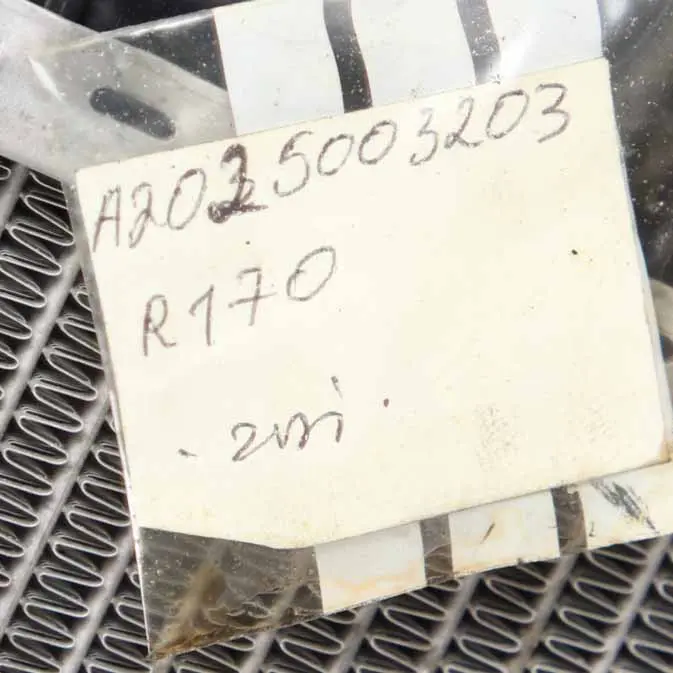 Mercedes SLK R170 Radiator Water Coolant Engine Cooling Petrol - SKU A2025003203 - Part number A2025003203