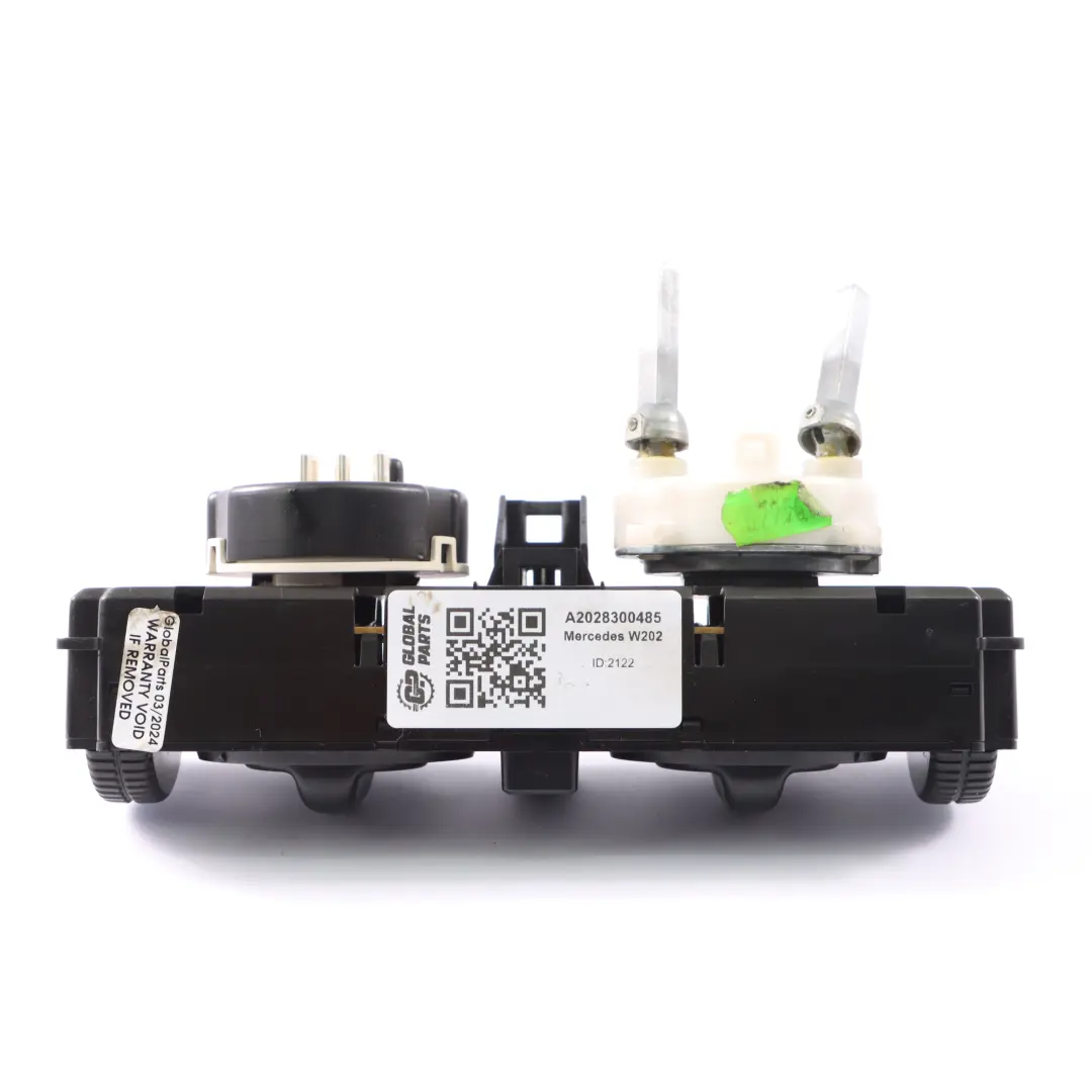 Conditioning Panel Heater Climate Control Switch to Mercedes W202 Air with Part number A2028300485 Mercedes W202 Air Conditioning Panel Heater Climate Control Switch - SKU A2028300485 - Part number A2028300485