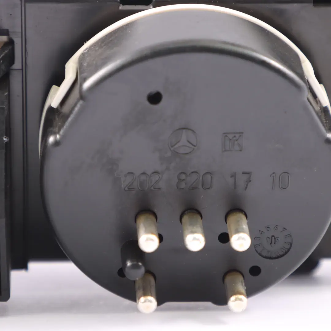 Conditioning Panel Heater Climate Control Switch to Mercedes W202 Air with Part number A2028300485 Mercedes W202 Air Conditioning Panel Heater Climate Control Switch - SKU A2028300485 - Part number A2028300485