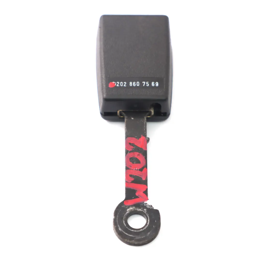 Mercedes W202 Fibbia cintura di sicurezza anteriore lato guidatore - SKU A2028607569 - Numero di parte A2028607569