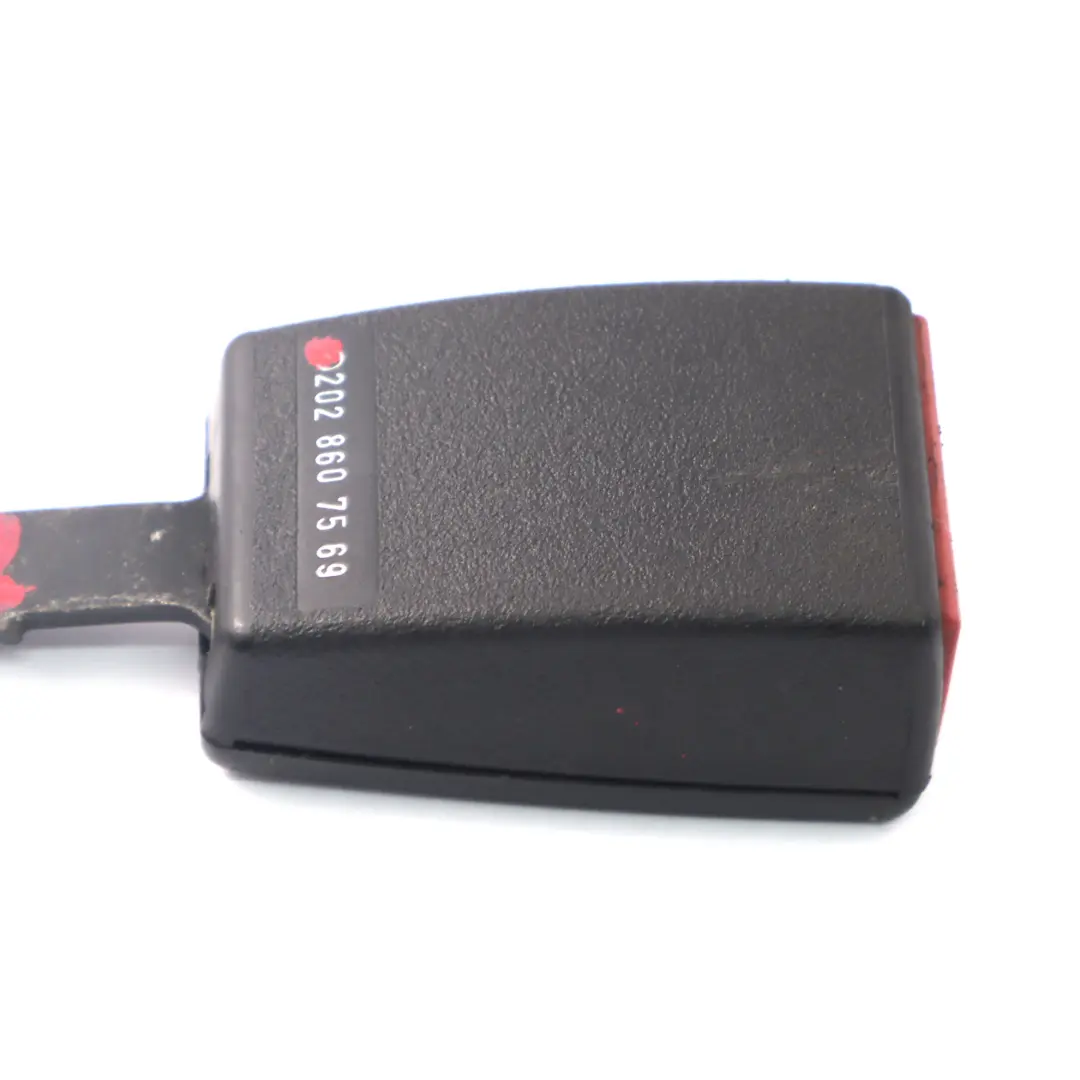 Fibbia cintura di sicurezza anteriore lato guidatore per Mercedes W202 con numero di parte A2028607569 Mercedes W202 Fibbia cintura di sicurezza anteriore lato guidatore - SKU A2028607569 - Numero di parte A2028607569