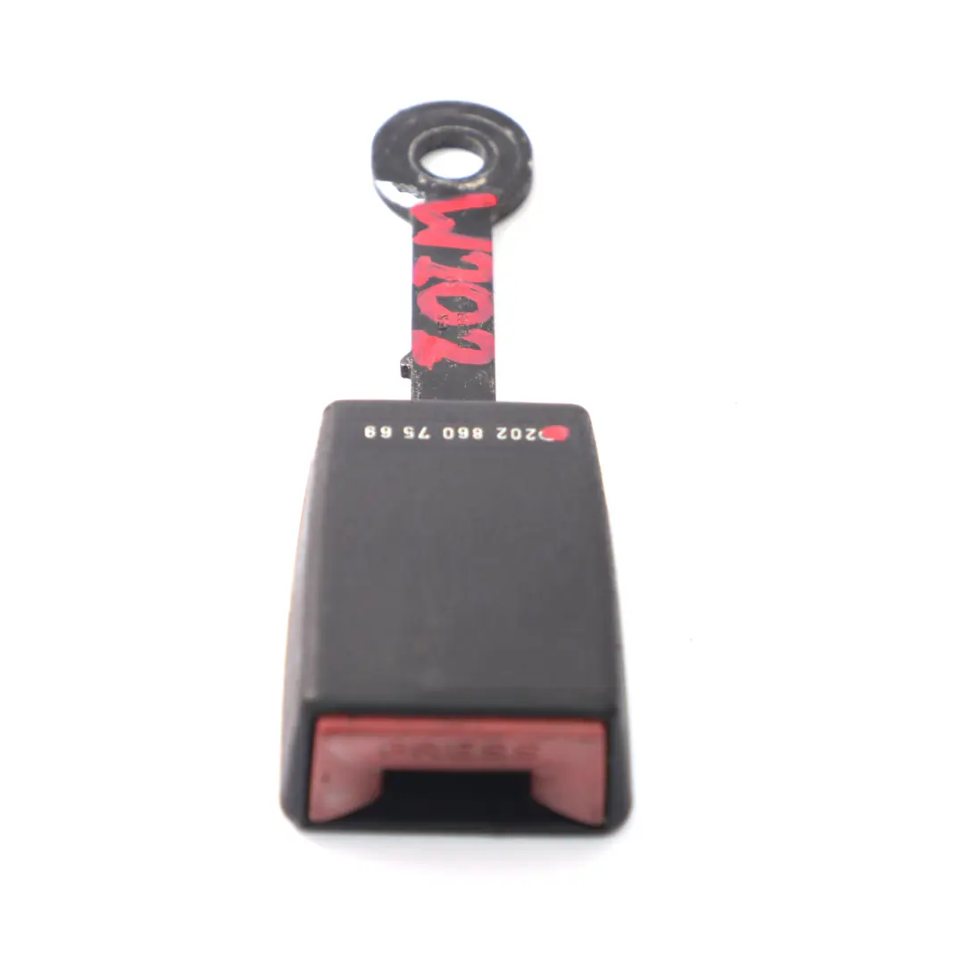Fibbia cintura di sicurezza anteriore lato guidatore per Mercedes W202 con numero di parte A2028607569 Mercedes W202 Fibbia cintura di sicurezza anteriore lato guidatore - SKU A2028607569 - Numero di parte A2028607569
