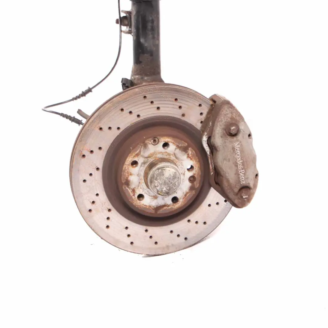 Mercedes S203 C 270 CDI Front Left N/S Suspension Leg Brake Wheel Hub Carrier - SKU A2033201630 - Part number A2033201630