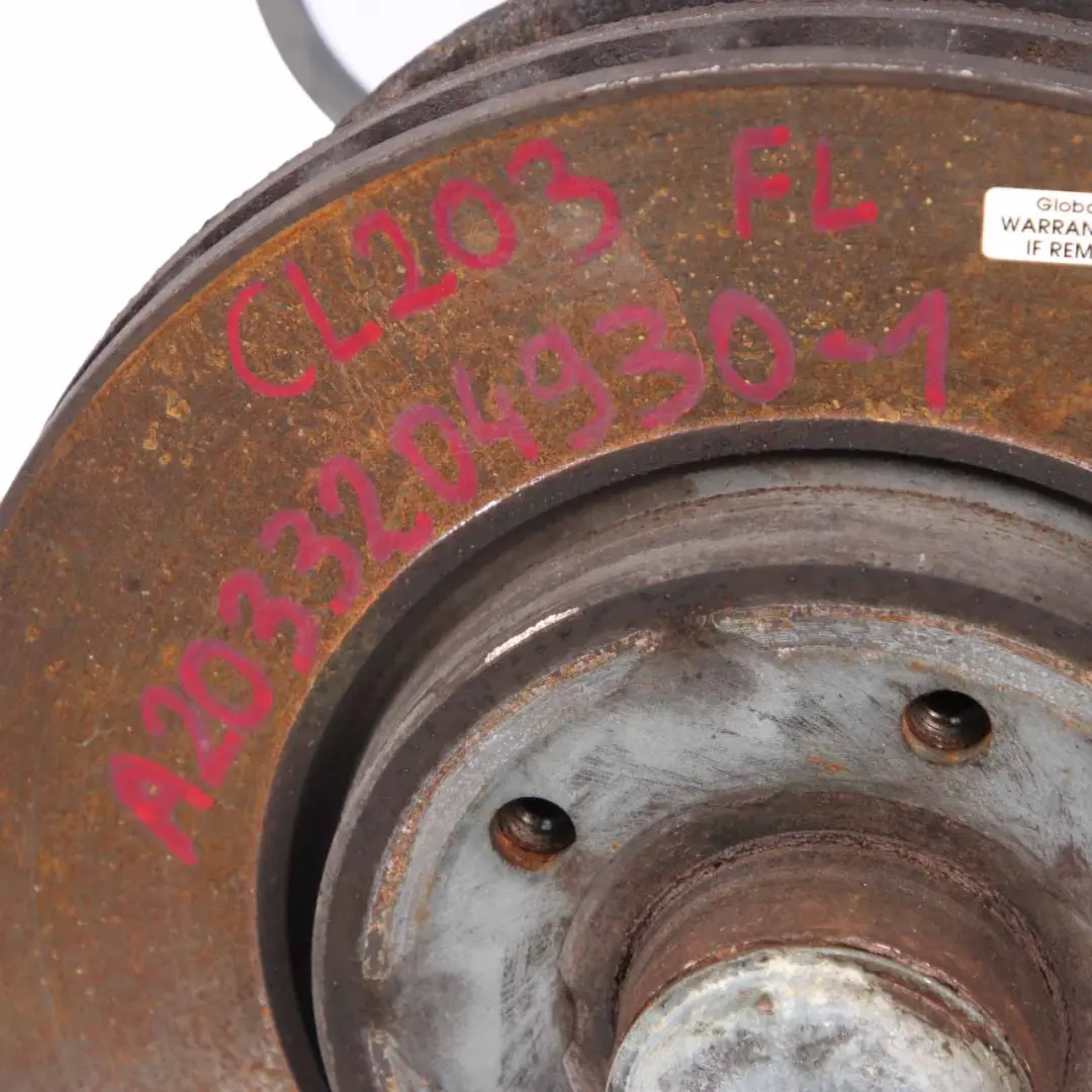Mercedes C 180 CL203 Front Left N/S Suspension Leg Wheel Brake Carrier - SKU A2033206730-1 - Part number A2033206730