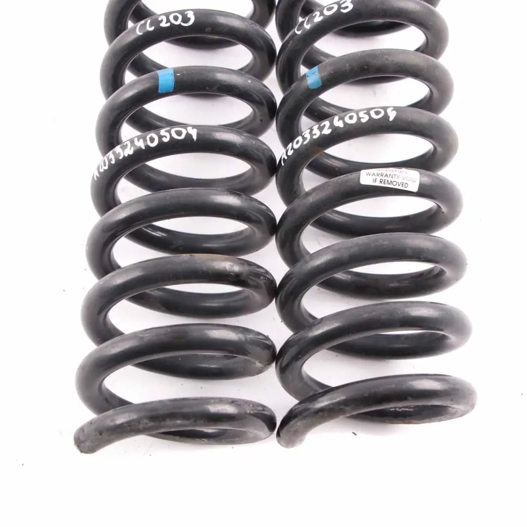 Set sospensione asse posteriore molla elicoidale per Mercedes W203 C209 con numero di parte A2033240504 Mercedes W203 C209 Set sospensione asse posteriore molla elicoidale - SKU A2033240504 - Numero di parte A2033240504