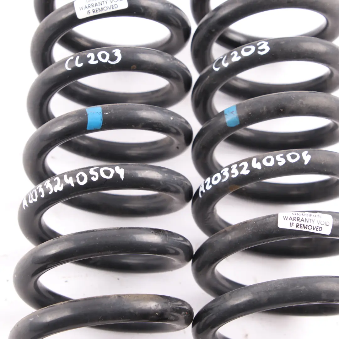 Ressort boudin Essieu arrière Kit de suspension Mercedes W203 C209 - SKU A2033240504 - Numéro de pièce A2033240504
