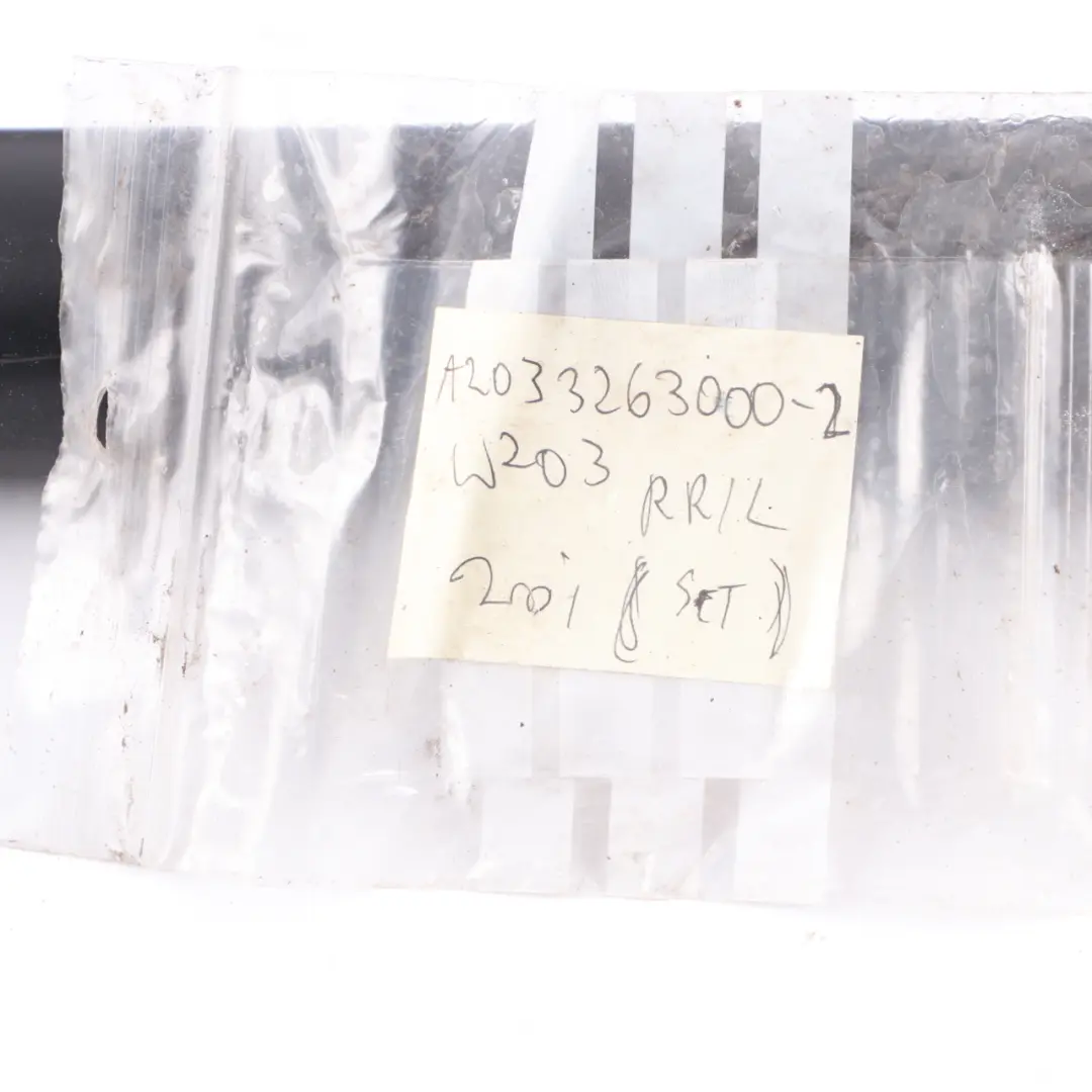 Shock Absorber Rear Left Right N/O/S Spring Strut Set to Mercedes W203 Saloon with Part number A2033263000 Mercedes W203 Saloon Shock Absorber Rear Left Right N/O/S Spring Strut Set - SKU A2033263000-2 - Part number A2033263000