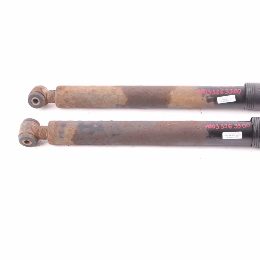 Mercedes CL203 Spring Strut Shock Absorber Rear Left Right N/O/S Set H26 - SKU A2033263300 - Part number A2033263300