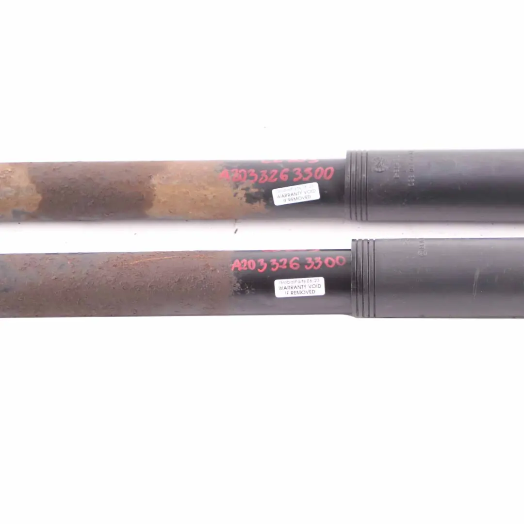 Strut Shock Absorber Rear Left Right N/O/S Set H26 to Mercedes CL203 Spring with Part number A2033263300 Mercedes CL203 Spring Strut Shock Absorber Rear Left Right N/O/S Set H26 - SKU A2033263300 - Part number A2033263300