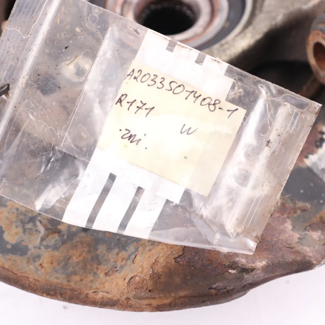 Radträger Nabe Hinten Rechts Aufhängung Achshalter für Mercedes SLK R171 mit Teilenummer A2033501408 Mercedes SLK R171 Radträger Nabe Hinten Rechts Aufhängung Achshalter - SKU A2033501408-1 - Teilenummer A2033501408