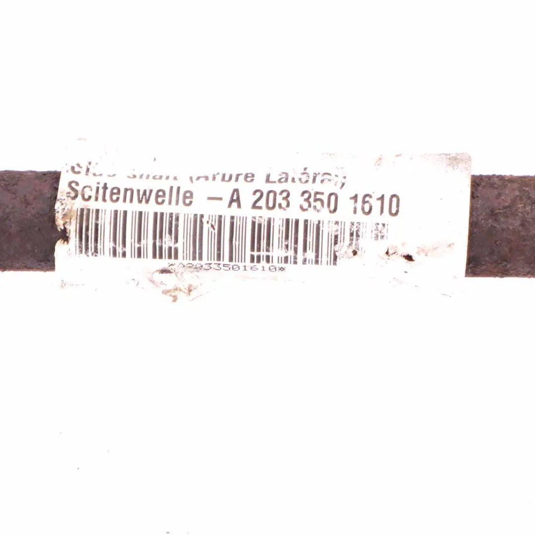 Mercedes W203 Diesel albero trasmissione posteriore sinistra destra - SKU A2033501610 - Numero di parte A2033501610