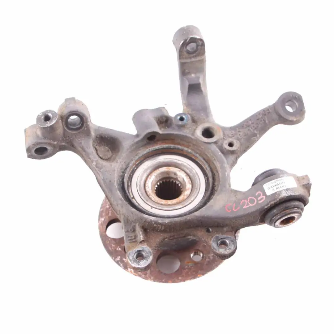 soporte rueda trasera izquierda suspensión cubo brida para Mercedes W203 con número de pieza A2033503908 Mercedes W203 soporte rueda trasera izquierda suspensión cubo brida - SKU A2033503908-7 - Número de pieza A2033503908