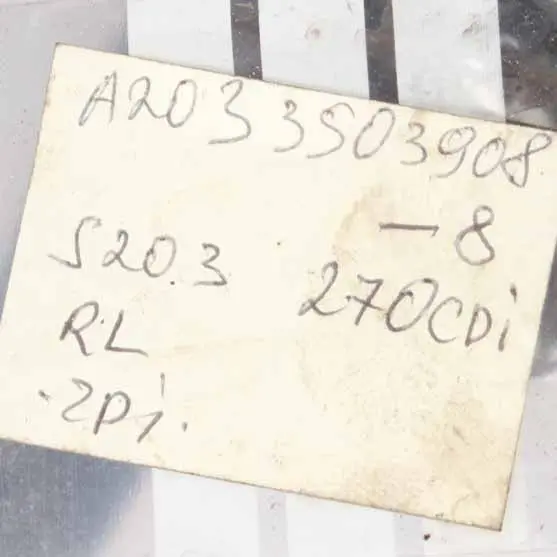 Mercedes S203 270 CDI Rear Left N/S Suspension Leg Brake Disc Wheel Hub - SKU A2033503908-9 - Part number A2033503908