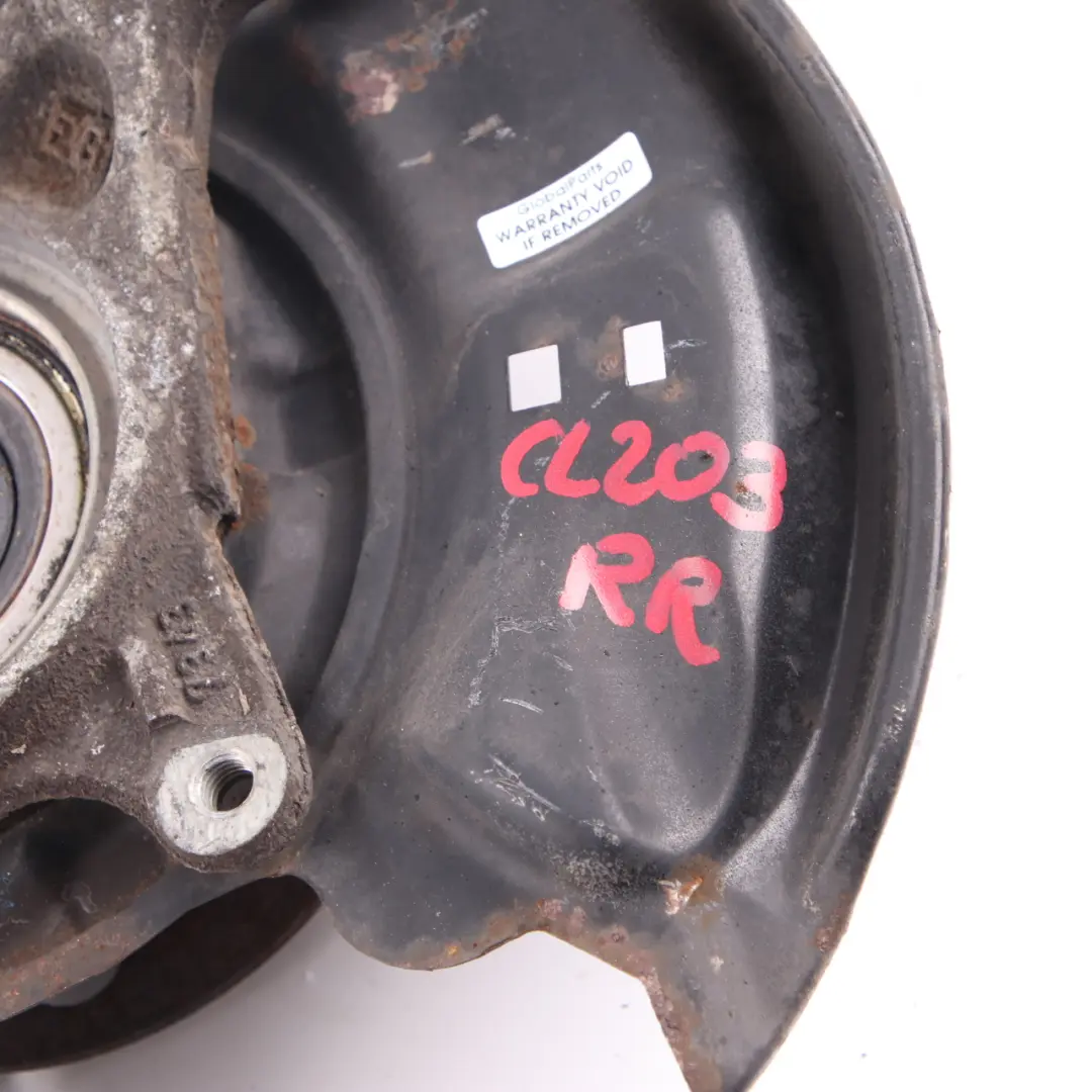 Mercedes W203 Schwenklager Radnabe Radträger Flange Hinten Rechts - SKU A2033504008-6 - Teilenummer A2033504008