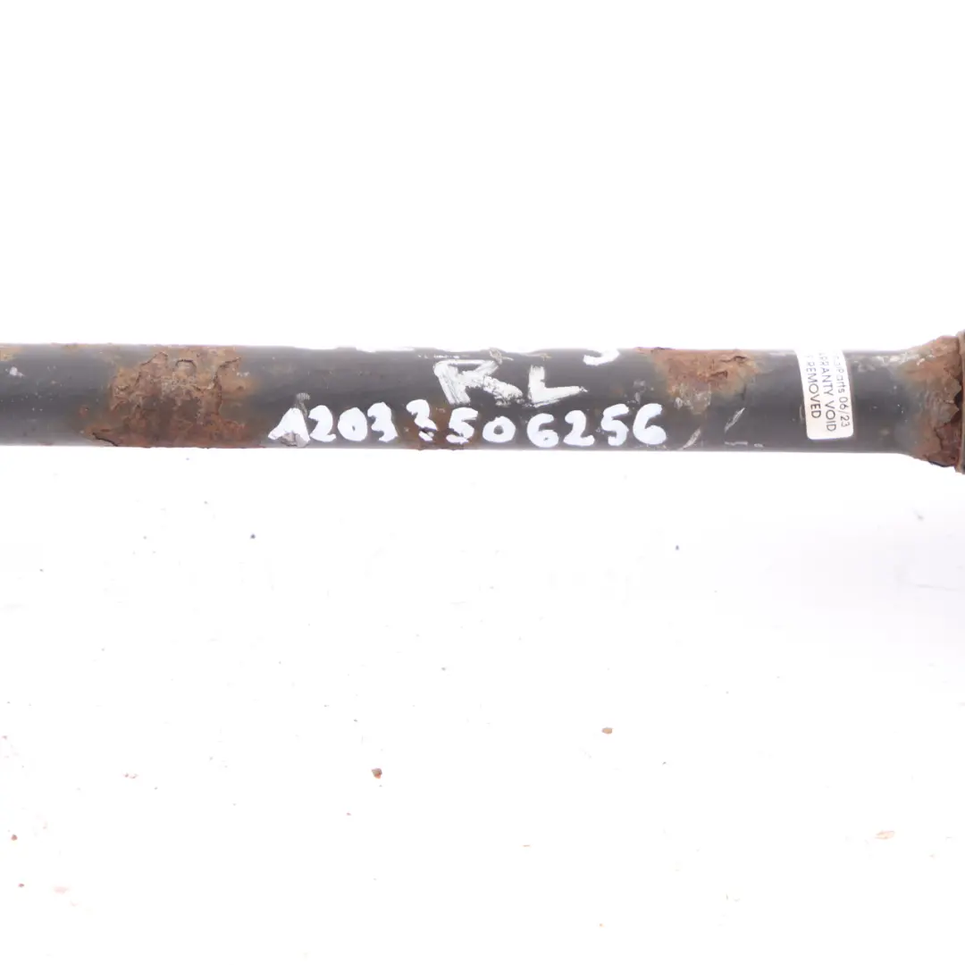 Albero uscita trasmissione posteriore sinistra destra per Mercedes W203 con numero di parte A2033506256 Mercedes W203 Albero uscita trasmissione posteriore sinistra destra - SKU A2033506256 - Numero di parte A2033506256