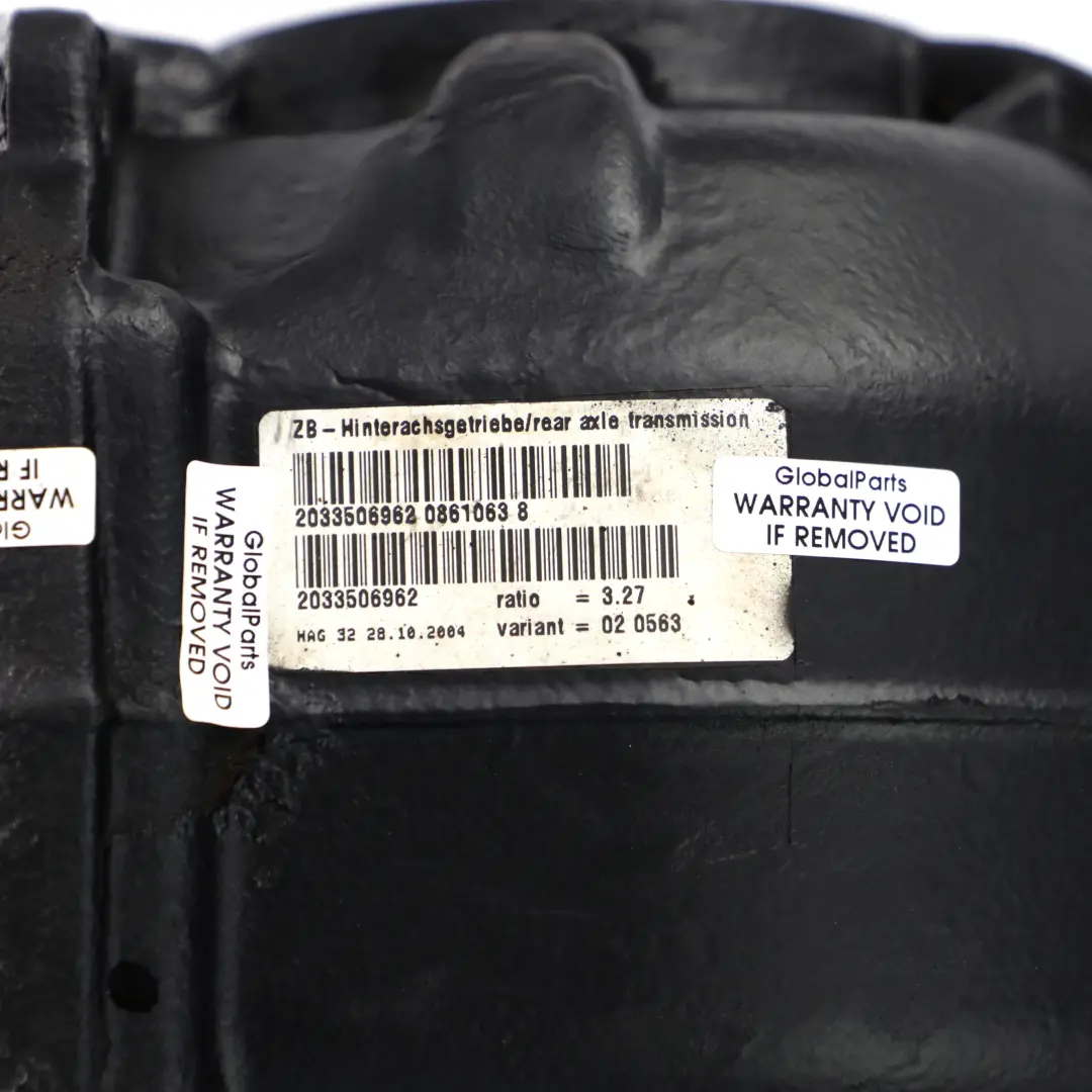  Mercedes-Benz W203 C 200 Compressore Differenziale Diversi 3,27 - SKU A2033506962 - Numero di parte A2033506962