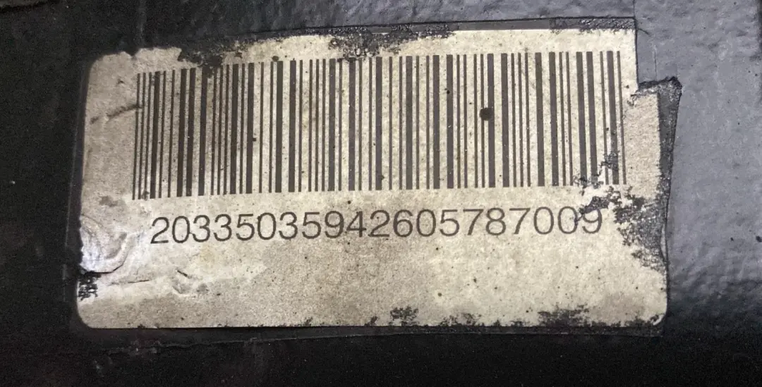 Mercedes W203 C180 Kompressor Differenziale posteriore 3,07 Rapporto GARANZIA - SKU A2033509314 - Numero di parte A2033509314