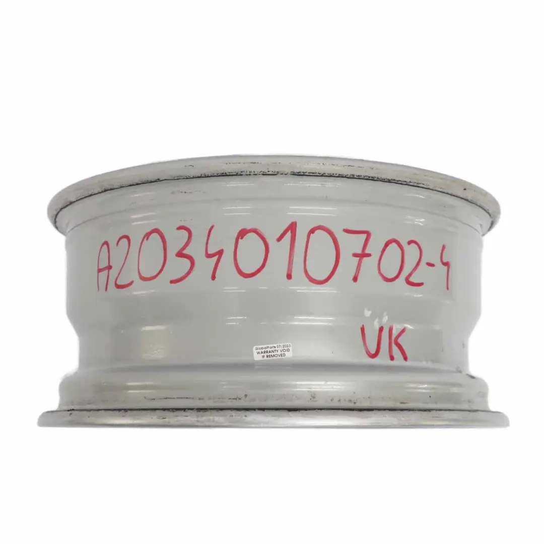 Alloy Wheel Rim 5 Hole 16" ET:37 7J to Mercedes W203 Silver with Part number A2034010702 Mercedes W203 Silver Alloy Wheel Rim 5 Hole 16" ET:37 7J - SKU A2034010702-4 - Part number A2034010702