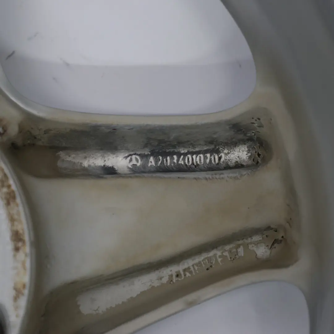 Mercedes W203 Silver Alloy Wheel Rim 5 Hole 16" ET:37 7J - SKU A2034010702-4 - Part number A2034010702