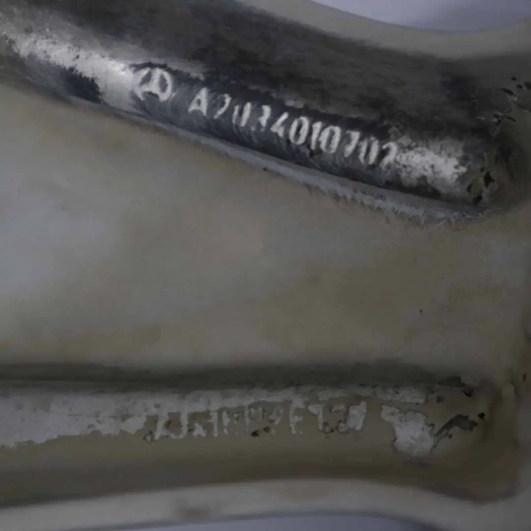 Mercedes W203 Silver Alloy Wheel Rim 5 Hole 16" ET:37 7J - SKU A2034010702-4 - Part number A2034010702