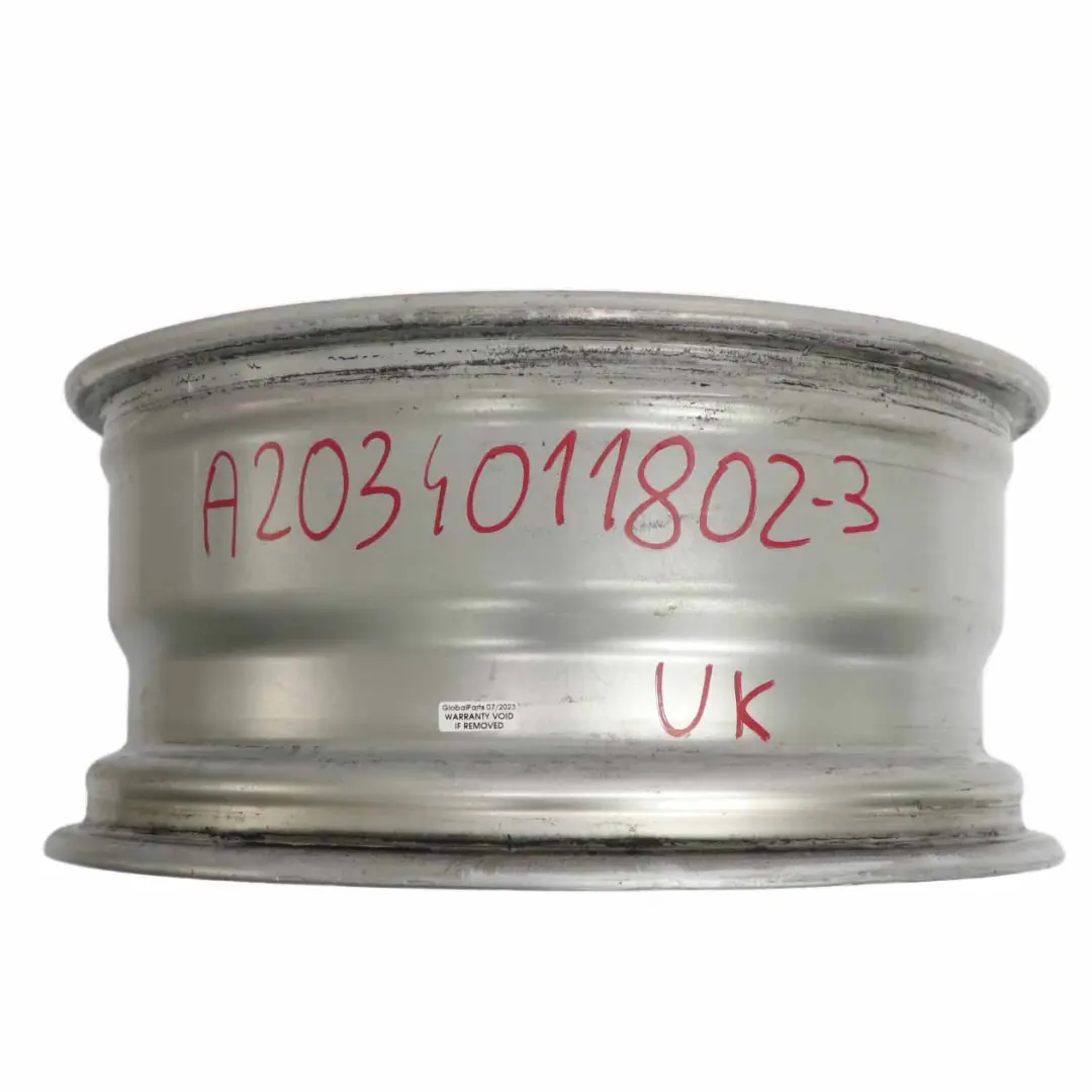 Alloy Wheel Rim 7 Spoke 17" ET:37 7,5J to Mercedes W203 Silver with Part number A2034011802 Mercedes W203 Silver Alloy Wheel Rim 7 Spoke 17" ET:37 7,5J - SKU A2034011802-3 - Part number A2034011802