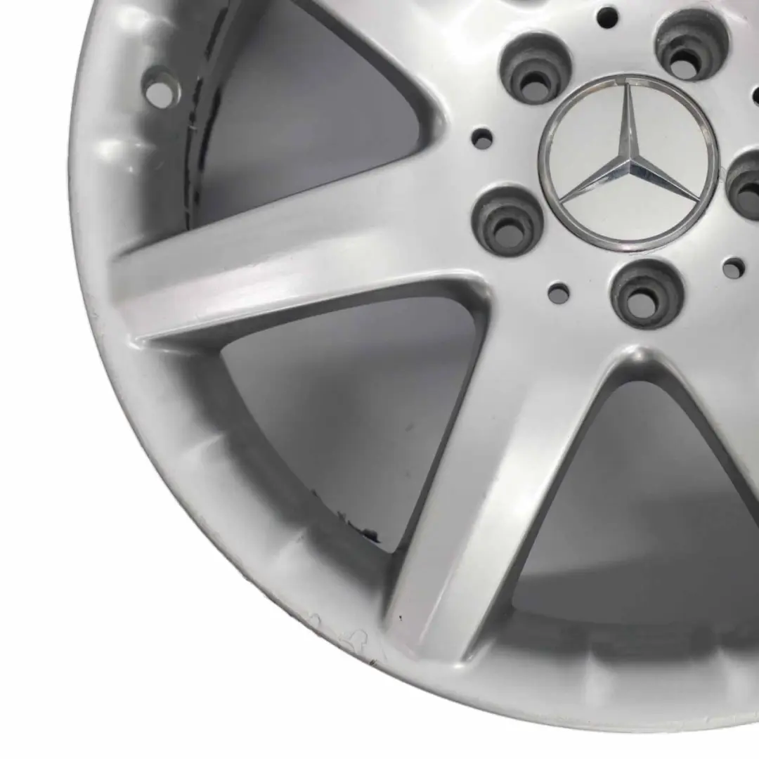 Alloy Wheel Rim 7 Spoke 17" ET:37 7,5J to Mercedes W203 Silver with Part number A2034011802 Mercedes W203 Silver Alloy Wheel Rim 7 Spoke 17" ET:37 7,5J - SKU A2034011802-3 - Part number A2034011802