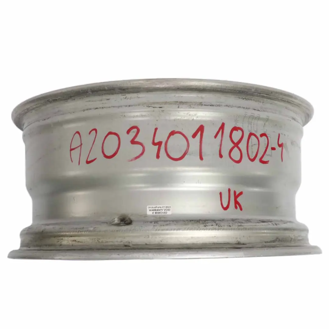 Alloy Wheel Rim 7 Spoke 17" ET:37 7,5J to Mercedes W203 Silver with Part number A2034011802 Mercedes W203 Silver Alloy Wheel Rim 7 Spoke 17" ET:37 7,5J - SKU A2034011802-4 - Part number A2034011802