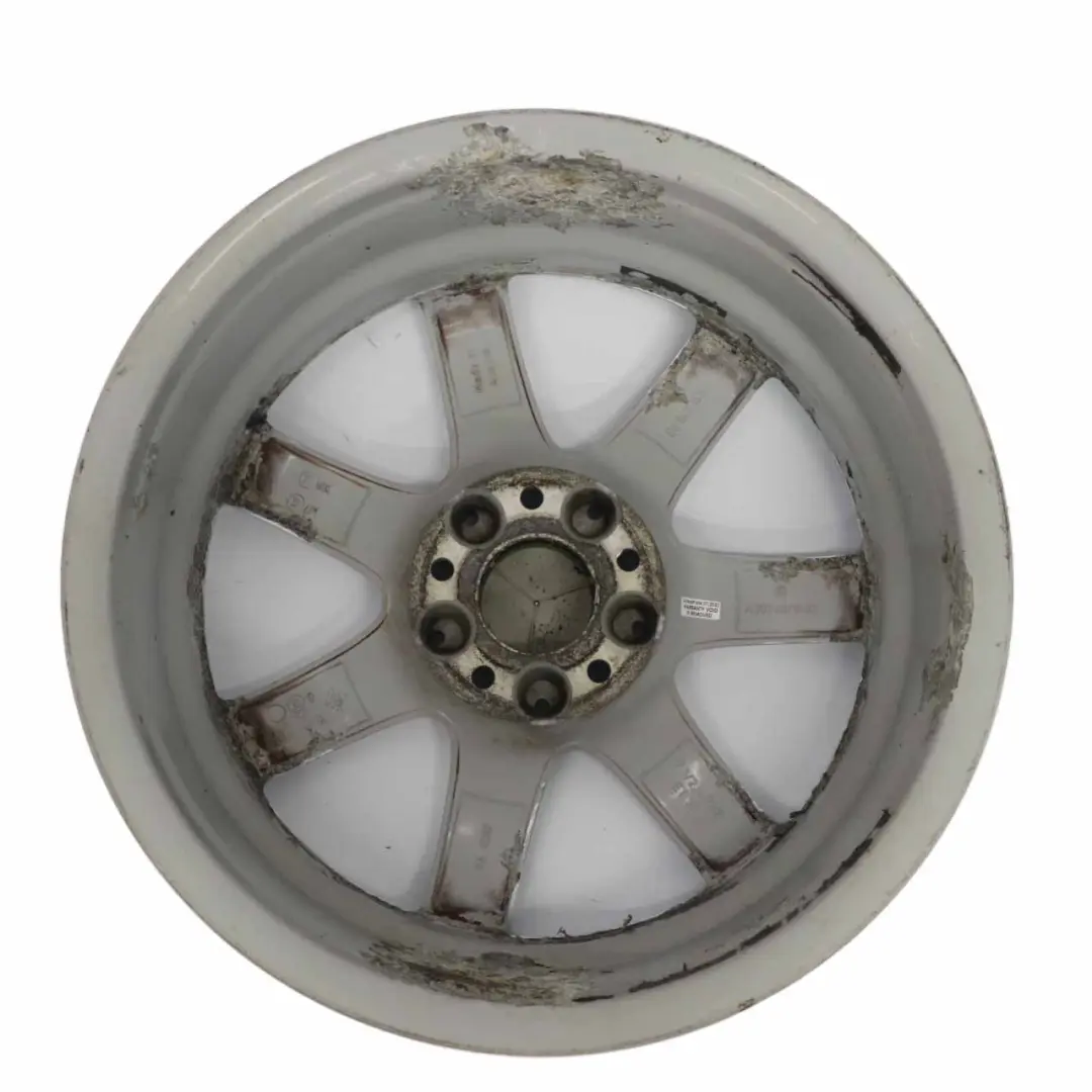 Alloy Wheel Rim 7 Spoke 17" ET:37 7,5J to Mercedes W203 Silver with Part number A2034011802 Mercedes W203 Silver Alloy Wheel Rim 7 Spoke 17" ET:37 7,5J - SKU A2034011802-4 - Part number A2034011802