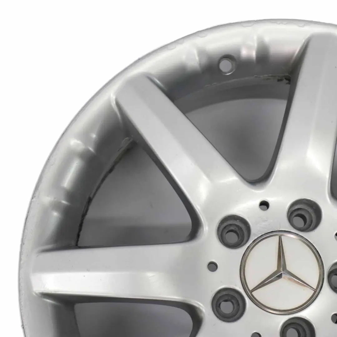 Alloy Wheel Rim 7 Spoke 17" ET:37 7,5J to Mercedes W203 Silver with Part number A2034011802 Mercedes W203 Silver Alloy Wheel Rim 7 Spoke 17" ET:37 7,5J - SKU A2034011802-4 - Part number A2034011802