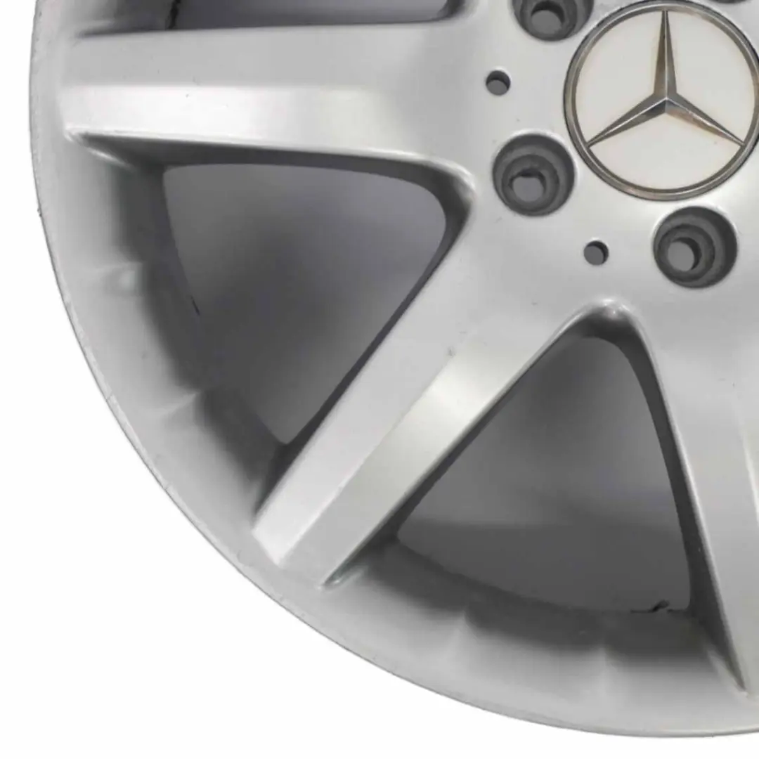 Alloy Wheel Rim 7 Spoke 17" ET:37 7,5J to Mercedes W203 Silver with Part number A2034011802 Mercedes W203 Silver Alloy Wheel Rim 7 Spoke 17" ET:37 7,5J - SKU A2034011802-4 - Part number A2034011802
