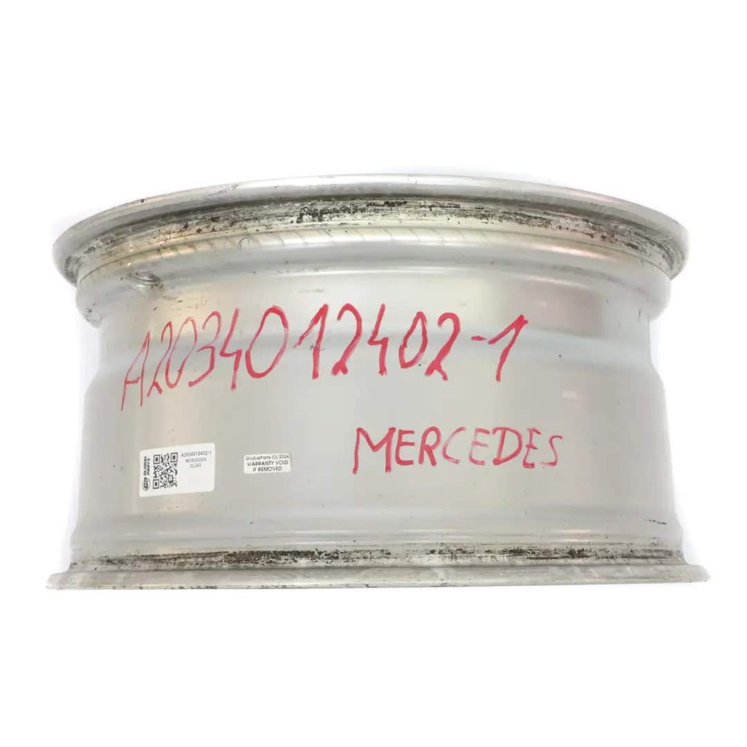 Mercedes CL203 Felga Aluminiowa 17" Srebrna - SKU A2034012402-1 - Numer Części A2034012402