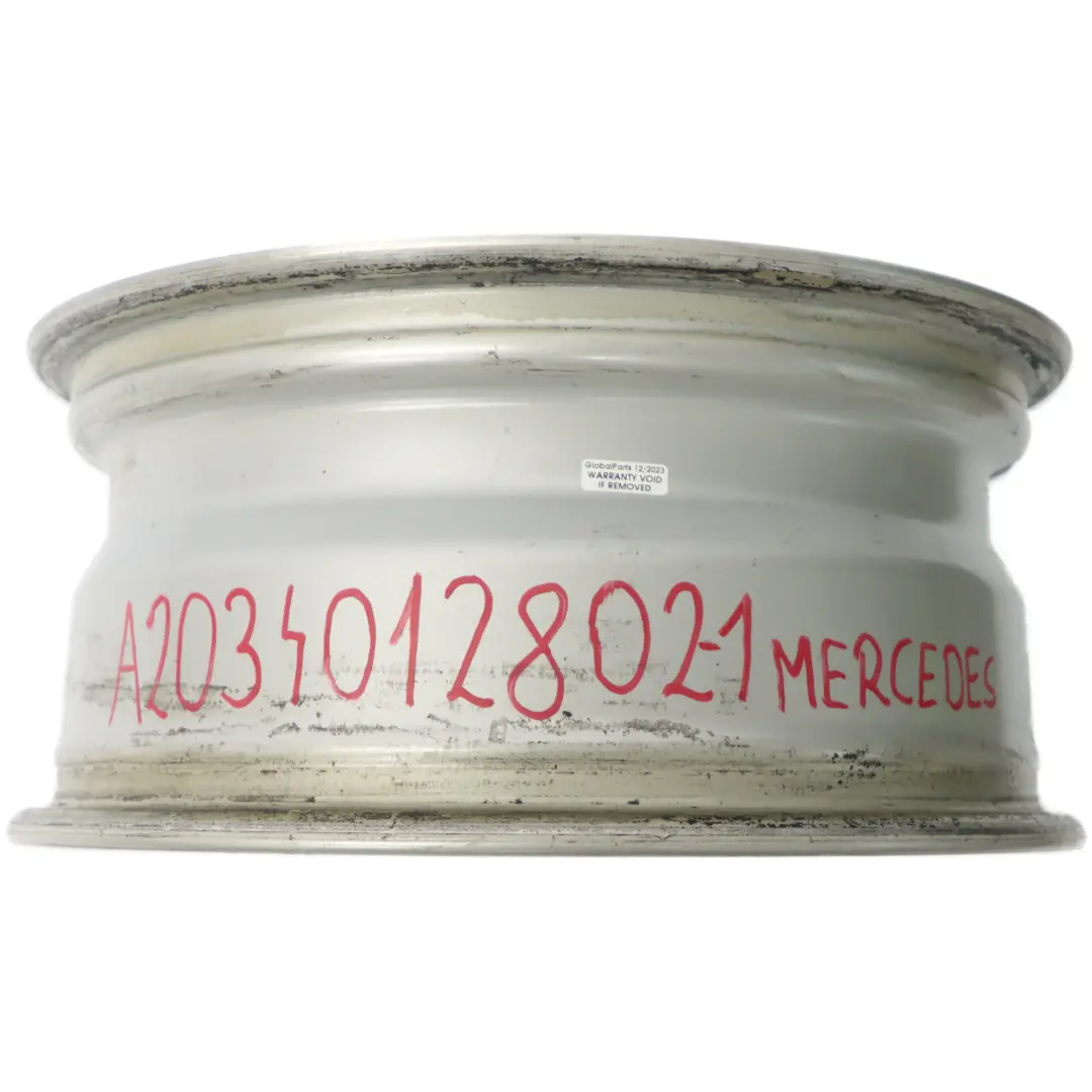 Alloy Wheel Rim 16" ET:31 7J to Mercedes W203 Silver with Part number A2034012802 Mercedes W203 Silver Alloy Wheel Rim 16" ET:31 7J - SKU A2034012802-1 - Part number A2034012802