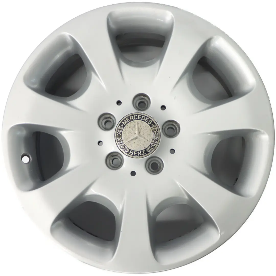  Mercedes-Benz Classe C W203 Jante alliage argentée 16" ET:31 7J - SKU A2034012802-1 - Numéro de pièce A2034012802