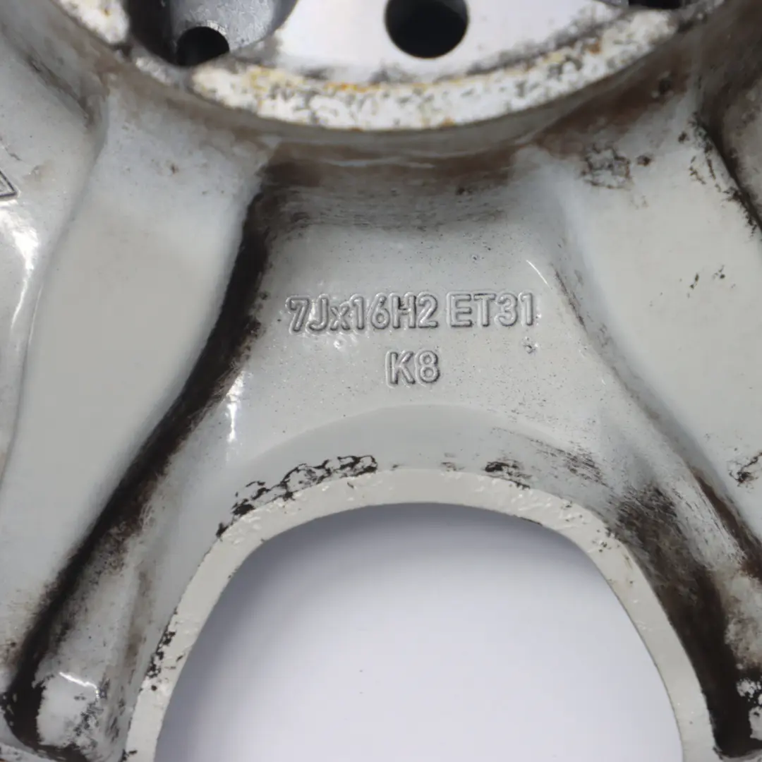 Alloy Wheel Rim 16" ET:31 7J to Mercedes W203 Silver with Part number A2034012802 Mercedes W203 Silver Alloy Wheel Rim 16" ET:31 7J - SKU A2034012802-1 - Part number A2034012802