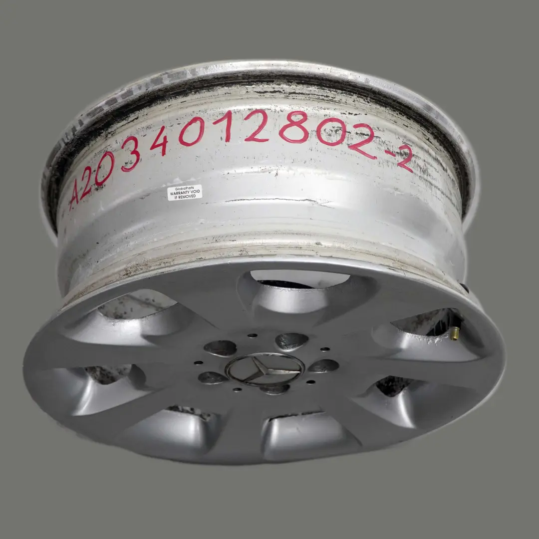  Mercedes-Benz C-Klasse W203 Silber Alufelge Alu Felge 16" ET:31 7J - SKU A2034012802-2 - Teilenummer A2034012802