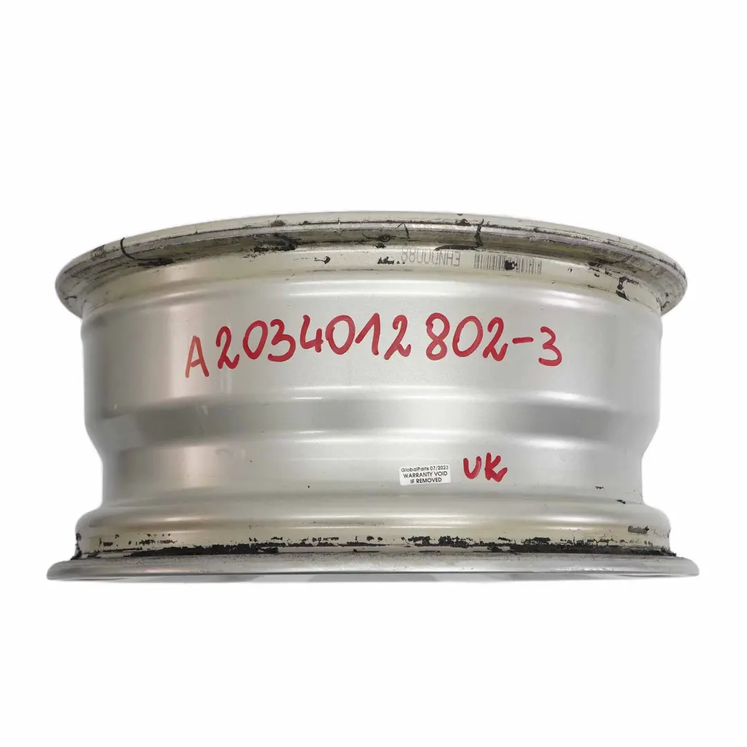 Alloy Wheel Rim 16" 7J ET:31 to Mercedes W203 Silver with Part number A2034012802 Mercedes W203 Silver Alloy Wheel Rim 16" 7J ET:31 - SKU A2034012802-3 - Part number A2034012802