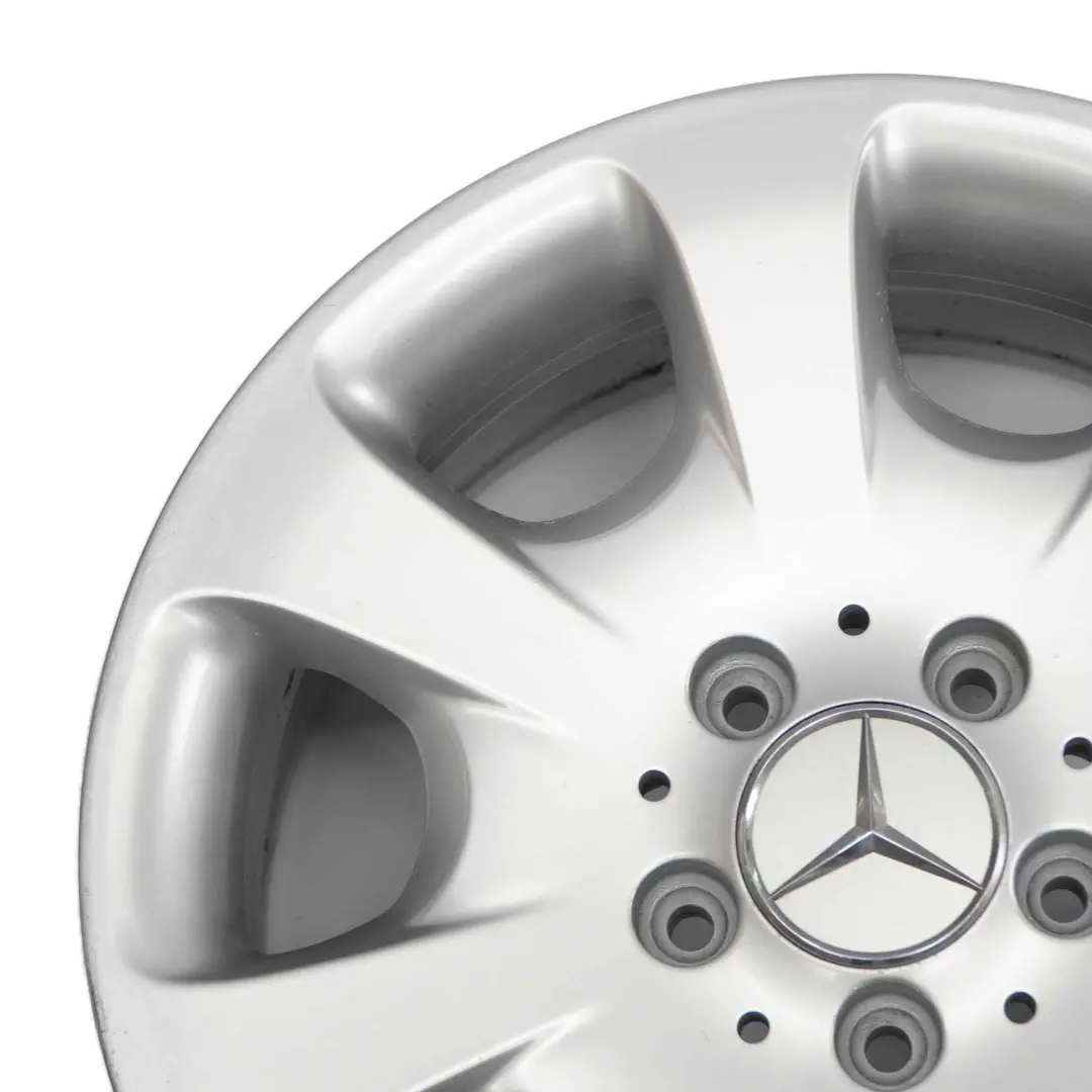 Alloy Wheel Rim 16" 7J ET:31 to Mercedes W203 Silver with Part number A2034012802 Mercedes W203 Silver Alloy Wheel Rim 16" 7J ET:31 - SKU A2034012802-3 - Part number A2034012802
