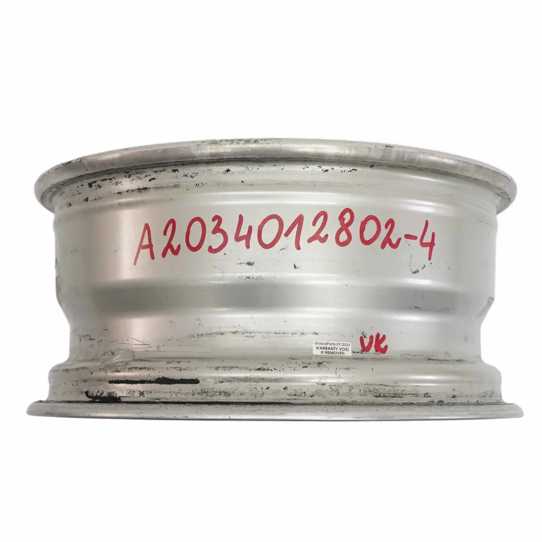 Alloy Wheel Rim 16" 7J ET:31 to Mercedes W203 Silver with Part number A2034012802 Mercedes W203 Silver Alloy Wheel Rim 16" 7J ET:31 - SKU A2034012802-4 - Part number A2034012802