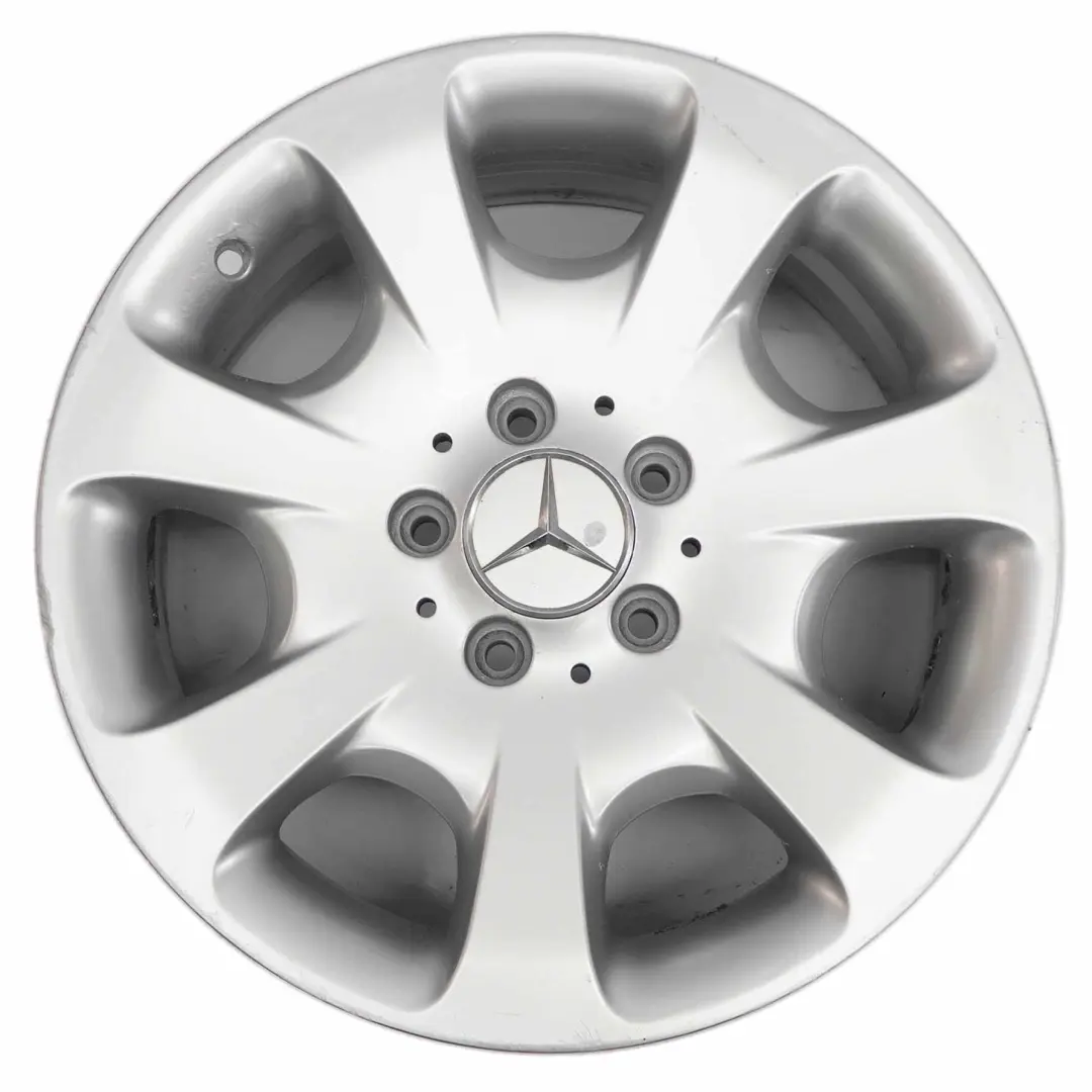 Alloy Wheel Rim 16" 7J ET:31 to Mercedes W203 Silver with Part number A2034012802 Mercedes W203 Silver Alloy Wheel Rim 16" 7J ET:31 - SKU A2034012802-4 - Part number A2034012802
