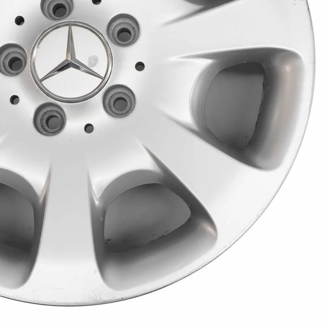 Alloy Wheel Rim 16" 7J ET:31 to Mercedes W203 Silver with Part number A2034012802 Mercedes W203 Silver Alloy Wheel Rim 16" 7J ET:31 - SKU A2034012802-4 - Part number A2034012802