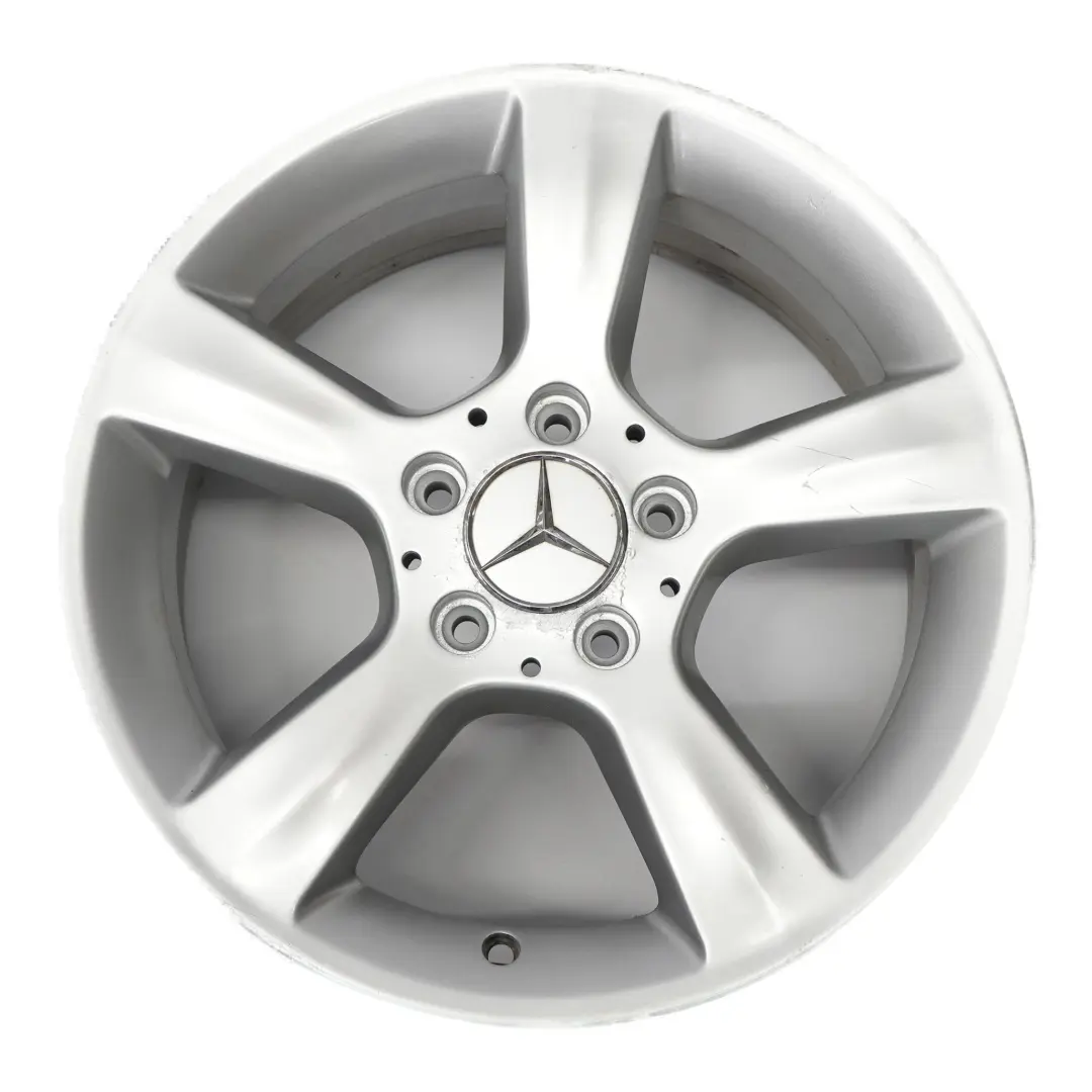 Cerchio In Lega Argento 5 Razze 16" ET:31 7J per Mercedes W203 con numero di parte A2034012902 Mercedes W203 Cerchio In Lega Argento 5 Razze 16" ET:31 7J - SKU A2034012902-1 - Numero di parte A2034012902