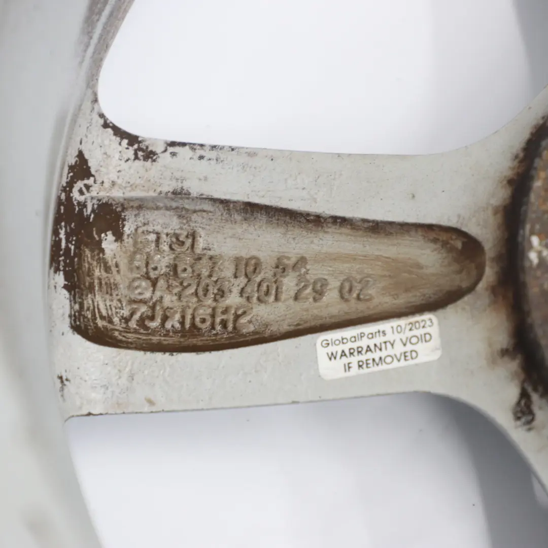 Felga Aluminiowa 16" 7J do Mercedes W203 o numerze A2034012902 Mercedes W203 Felga Aluminiowa 16" 7J - SKU A2034012902-2 - Numer Części A2034012902