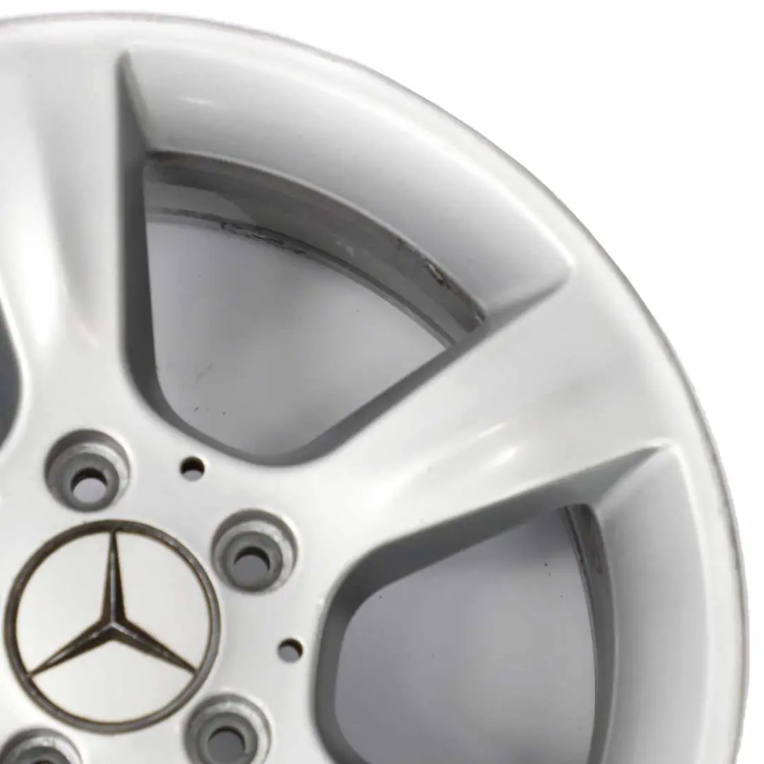 Alloy Wheel Rim 5 Spoke 16" ET:31 7J to Mercedes W203 Silver with Part number A2034012902 Mercedes W203 Silver Alloy Wheel Rim 5 Spoke 16" ET:31 7J - SKU A2034012902-2 - Part number A2034012902